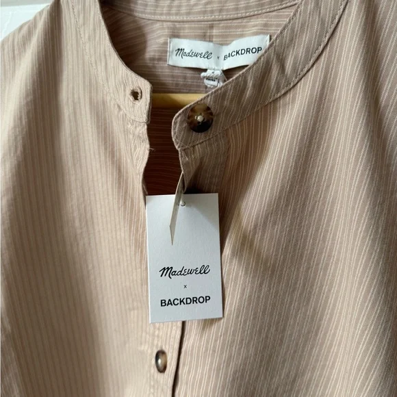 Madewell x Backdrop oversized cotton shirt - Picture 5 of 5